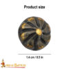 Antiqued Brass Button 8704 6pcs 2