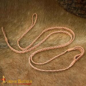 Balearic Roman Greek Sling Handcrafted Genuine Leather Braided Cords