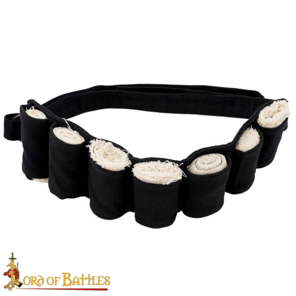 Medieval Multi Pouch Cotton Canvas Belt - Image 5