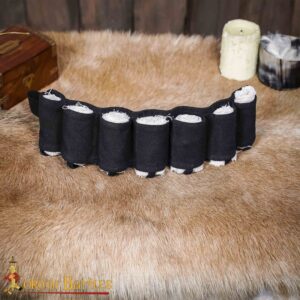 Medieval Multi Pouch Cotton Canvas Belt