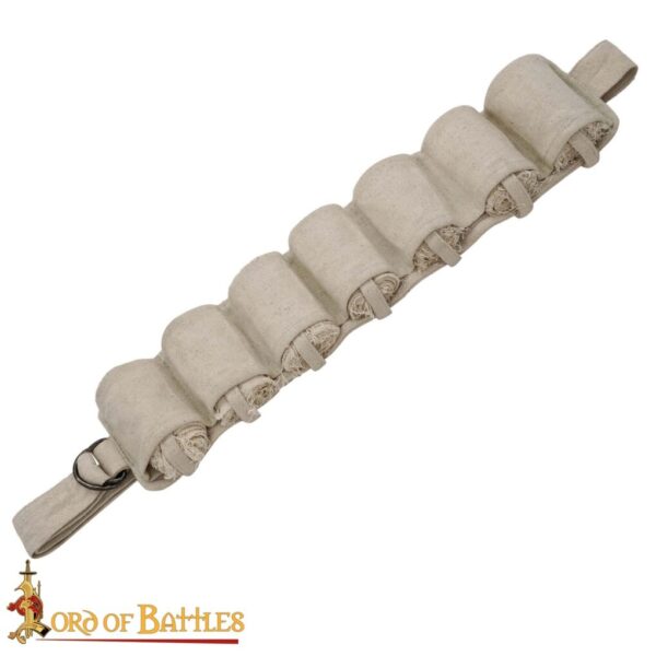 Medieval Multi Pouch Cotton Canvas Belt - Image 11