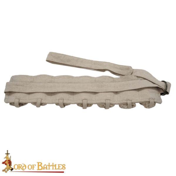 Medieval Multi Pouch Cotton Canvas Belt - Image 12