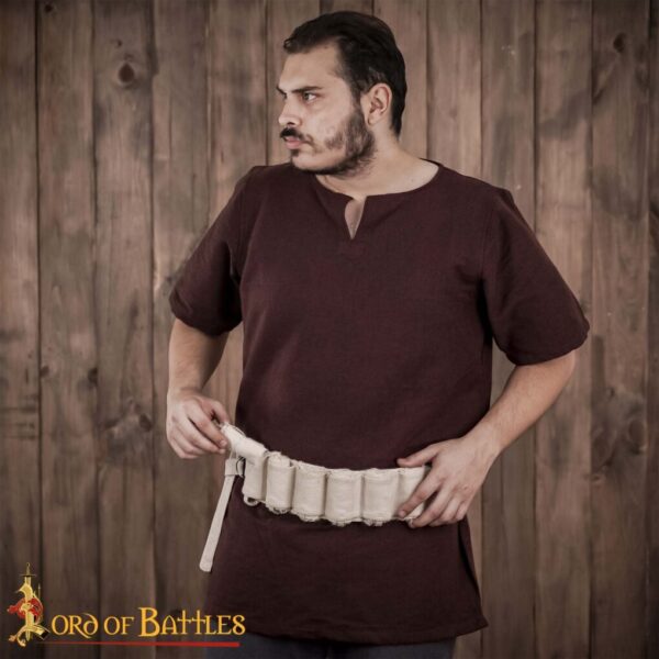 Medieval Multi Pouch Cotton Canvas Belt - Image 14