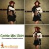 Gothic Leather Skirt 26024BK 6