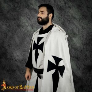 Teutonic Knights Hooded Cape Sturdy Canvas Cotton Cape