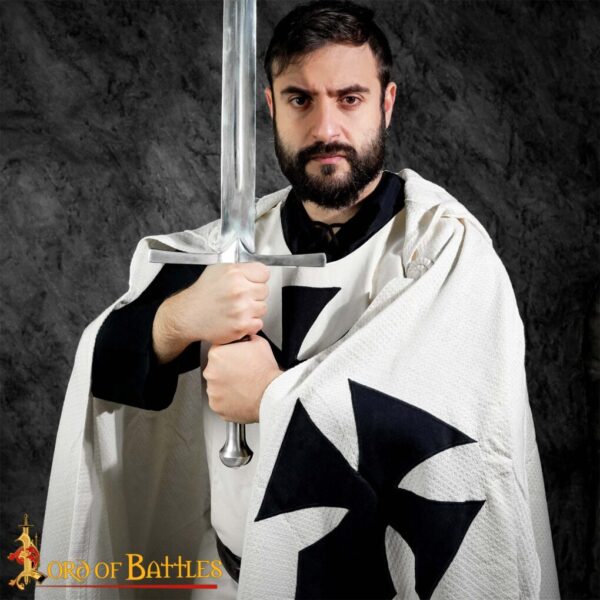 Teutonic Knights Hooded Cape Sturdy Canvas Cotton Cape - Image 8