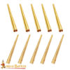 Medieval Brass Aiglets 8701S 10Pcs 3