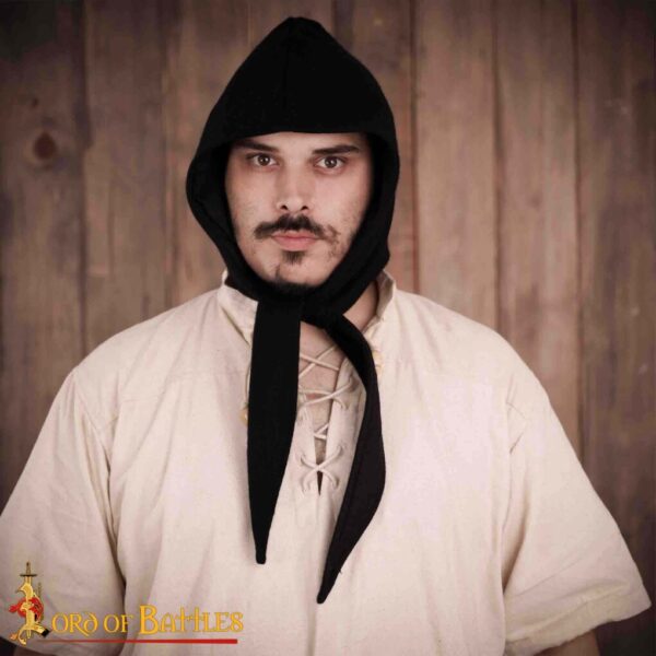 Medieval Peasant's Cap Handcrafted from Heavy Wool - Image 6