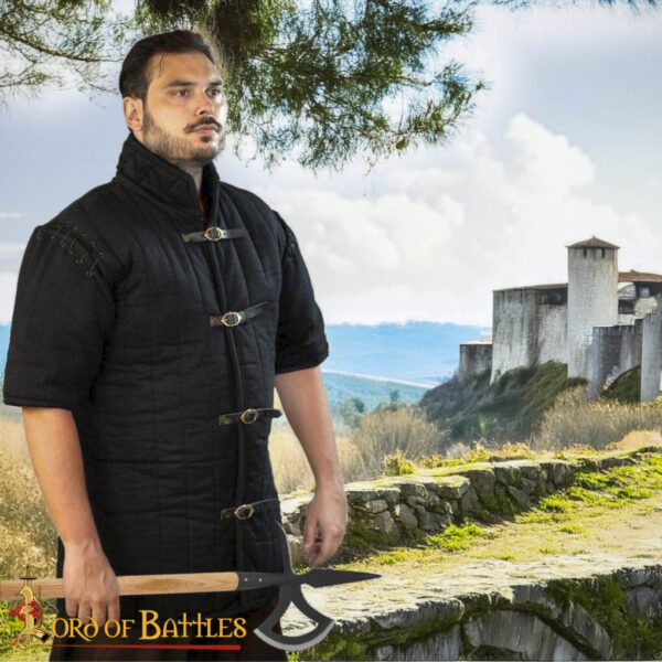 Medieval Padded Gambeson (Type 1) with front Buckles - Perfect for LARP, Medieval Events, and Renfairs - Image 9