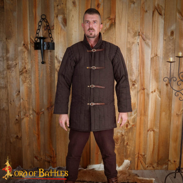 Medieval Padded Gambeson (Type 1) with front Buckles - Perfect for LARP, Medieval Events, and Renfairs - Image 2