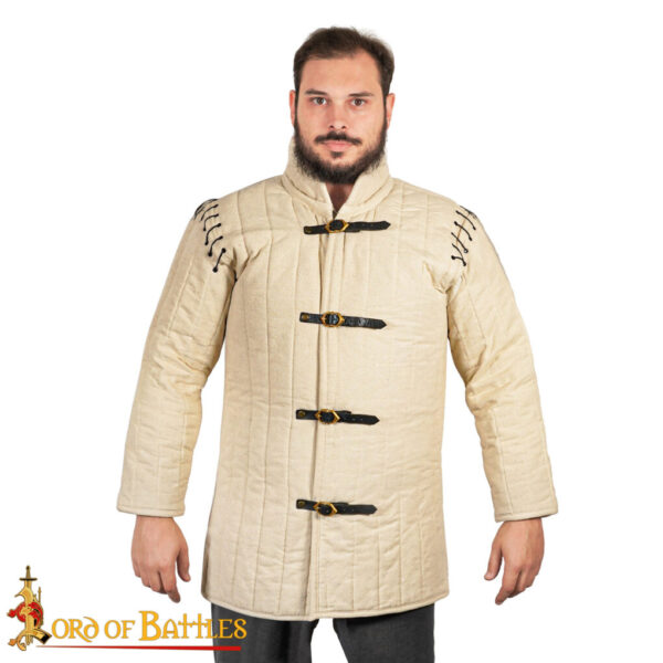 Medieval Padded Gambeson (Type 1) with front Buckles - Perfect for LARP, Medieval Events, and Renfairs - Image 18