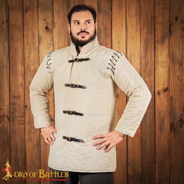 Medieval Padded Gambeson (Type 1) with front Buckles - Perfect for LARP, Medieval Events, and Renfairs - Image 4