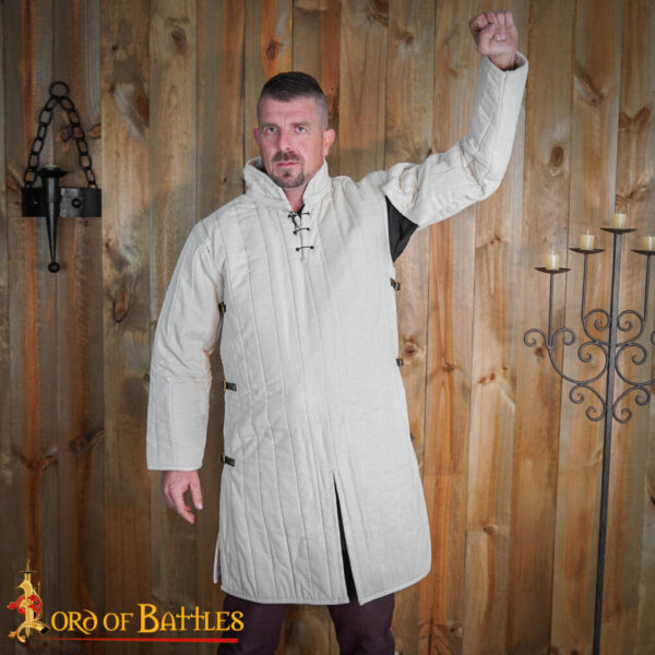 Medieval Padded Gambeson (Type 3) with Side Buckles - Perfect for LARP, Medieval Events, and Renfairs - Image 6