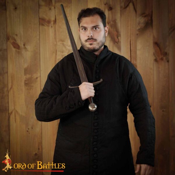 Medieval 14th Century Padded Gambeson (Type 6) with Buttoned Front - Image 9