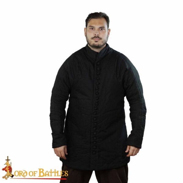 Medieval 14th Century Padded Gambeson (Type 6) with Buttoned Front - Image 11