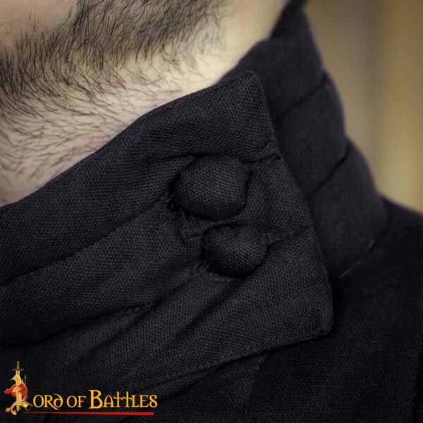 Medieval 13th Century Padded Gambeson (Type 8) with Closed Collar - Image 7