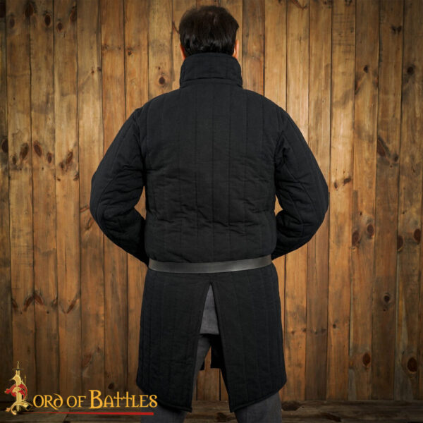 Medieval Front Opened Padded Gambeson (Type 10) Handmade from Canvas Cotton - Image 11