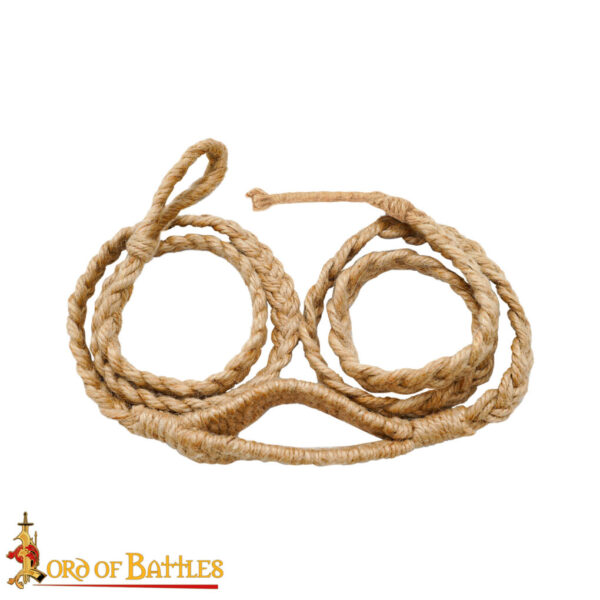 Historic Balearic Roman Greek Sling Handcrafted Braided Jute Cords - Image 4
