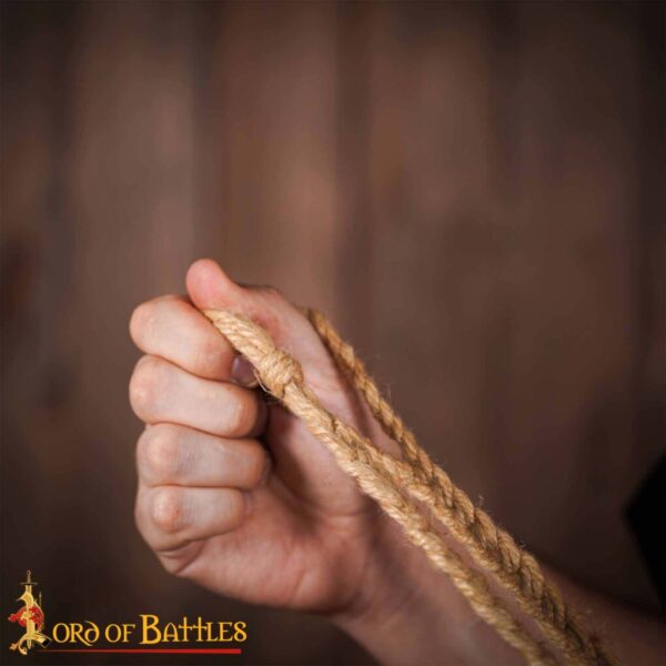 Historic Balearic Roman Greek Sling Handcrafted Braided Jute Cords - Image 7