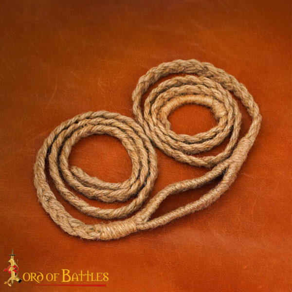 Historic Balearic Roman Greek Sling Handcrafted Braided Jute Cords