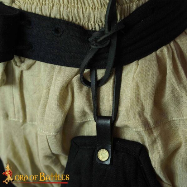 Medieval Padded Arming Belt Handmade from Sturdy Canvas Cotton - Image 13
