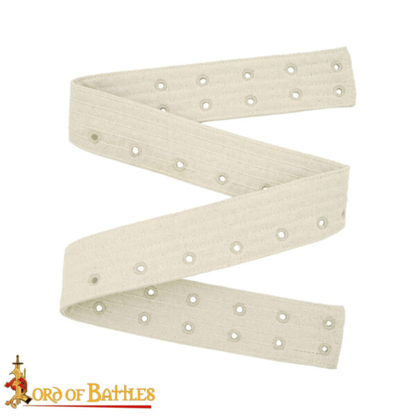 Medieval Padded Arming Belt Handmade from Sturdy Canvas Cotton - Image 4