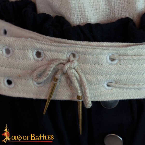Medieval Padded Arming Belt Handmade from Sturdy Canvas Cotton - Image 6