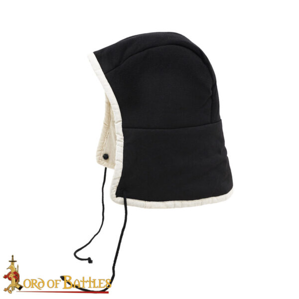 Medieval Padded Cap Black - Image 3