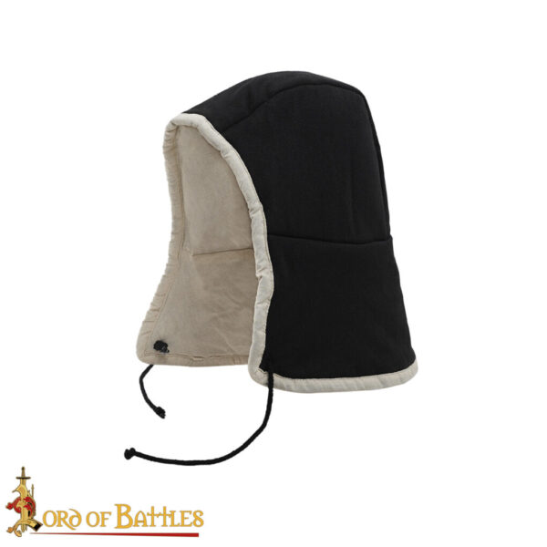 Medieval Padded Cap Black - Image 4
