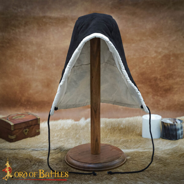 Medieval Padded Cap Black - Image 5
