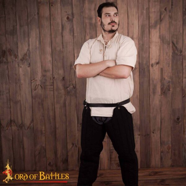 Medieval Padded Arming Chausses Quilted Armor Ideal Padding for Chainmail and Plate Armor - Image 4