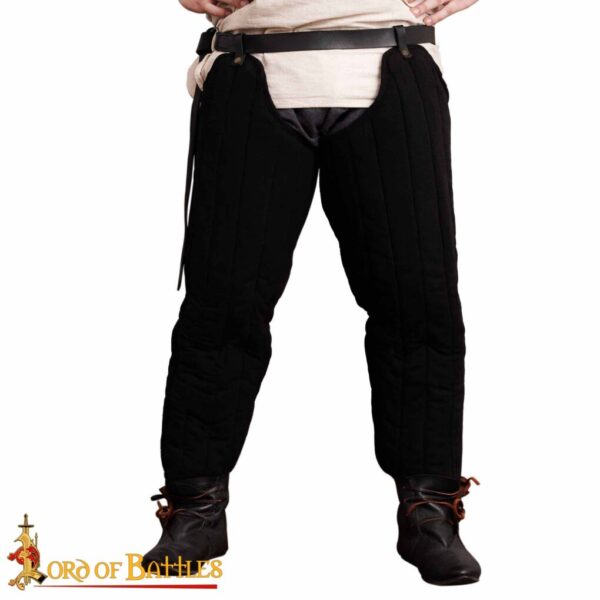 Medieval Padded Arming Chausses Quilted Armor Ideal Padding for Chainmail and Plate Armor - Image 6