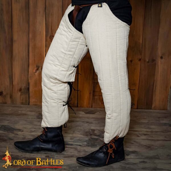 Medieval Padded Arming Chausses Quilted Armor Ideal Padding for Chainmail and Plate Armor - Image 8