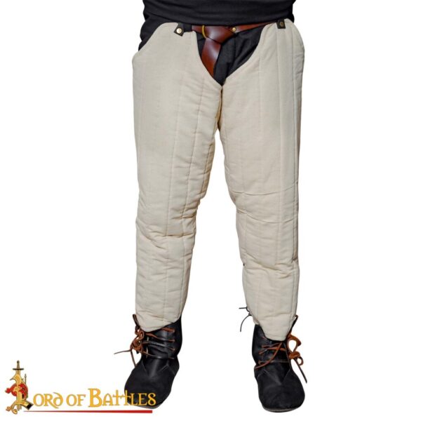 Medieval Padded Arming Chausses Quilted Armor Ideal Padding for Chainmail and Plate Armor - Image 10