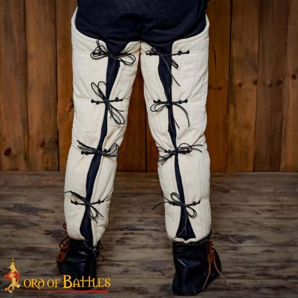 Medieval Padded Arming Chausses Quilted Armor Ideal Padding for Chainmail and Plate Armor - Image 12