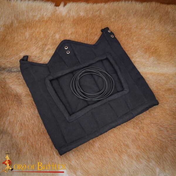 Medieval Canvas Padded Liner for Helmet with Genuine Leather Cord