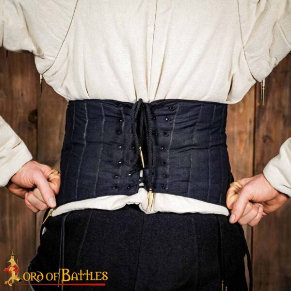 Medieval Padded Arming Broad Waist Belt Lendenier - Image 3