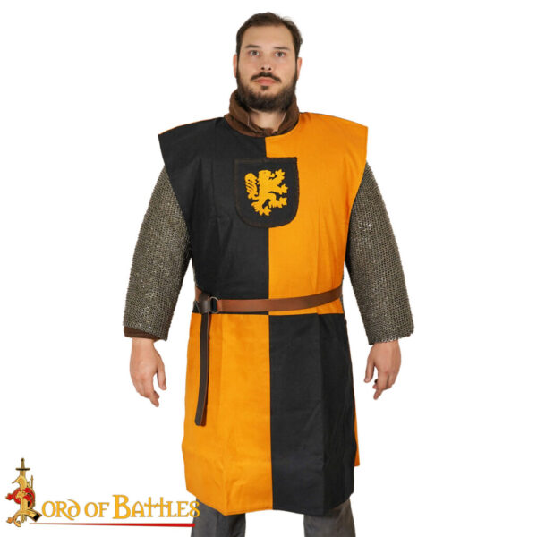 Heraldic Surcoat Tabard with Scottish Rampant Lion Design for Kids and Adults - Image 10