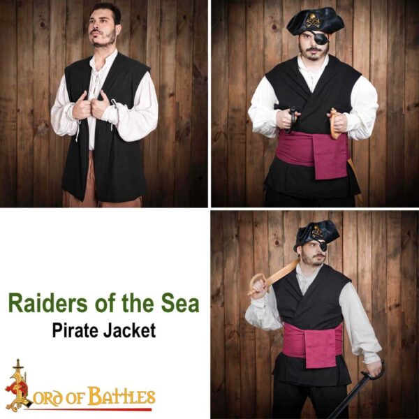 Raiders of the Sea Pirate Canvas Jacket - Image 11