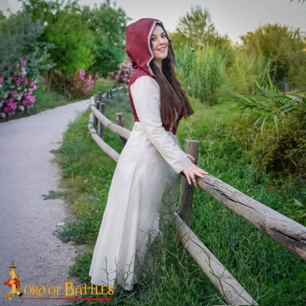 Medieval Maiden Cotton Dress - Image 4