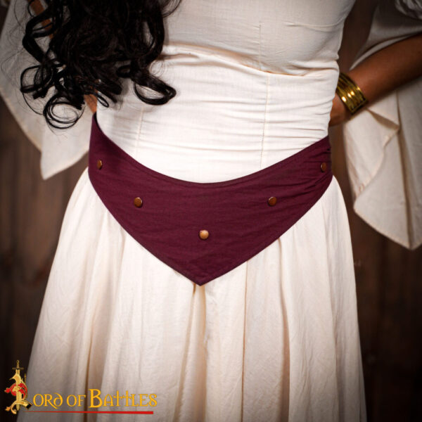Medieval Country Maiden Light Cotton Dress - Image 6
