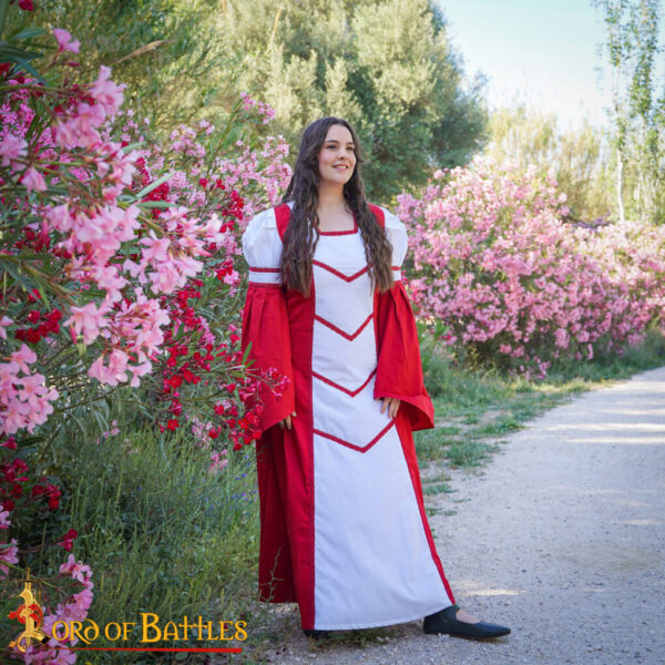 “Isabella” Damsel / Medieval Maiden Cotton Dress - Image 2