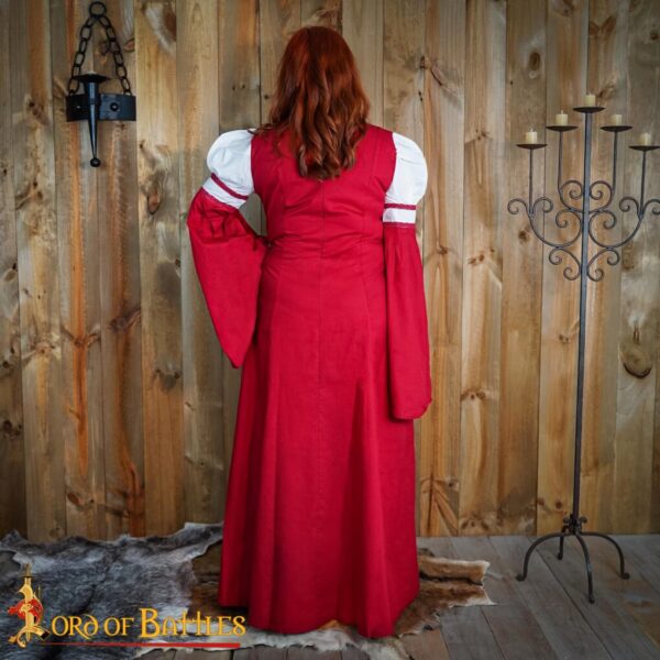 “Isabella” Damsel / Medieval Maiden Cotton Dress - Image 6