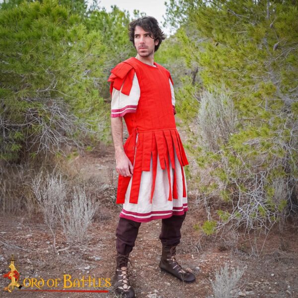Roman Subarmalis Padded Canvas Jacket, Red - Image 5