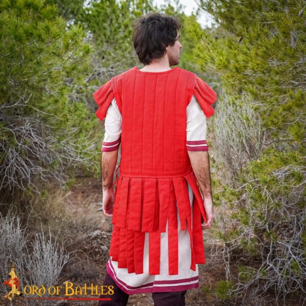 Roman Subarmalis Padded Canvas Jacket, Red - Image 7