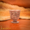 12th Century Engraved Bronze Ritual Cup-26420BZ