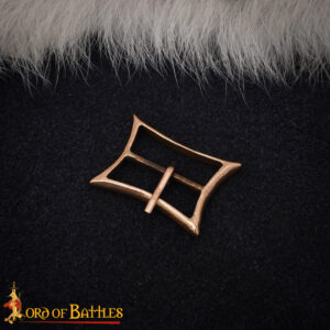 Early Medieval Rectangular Bronze Belt Buckle 8th to 10th Century Northern European Style