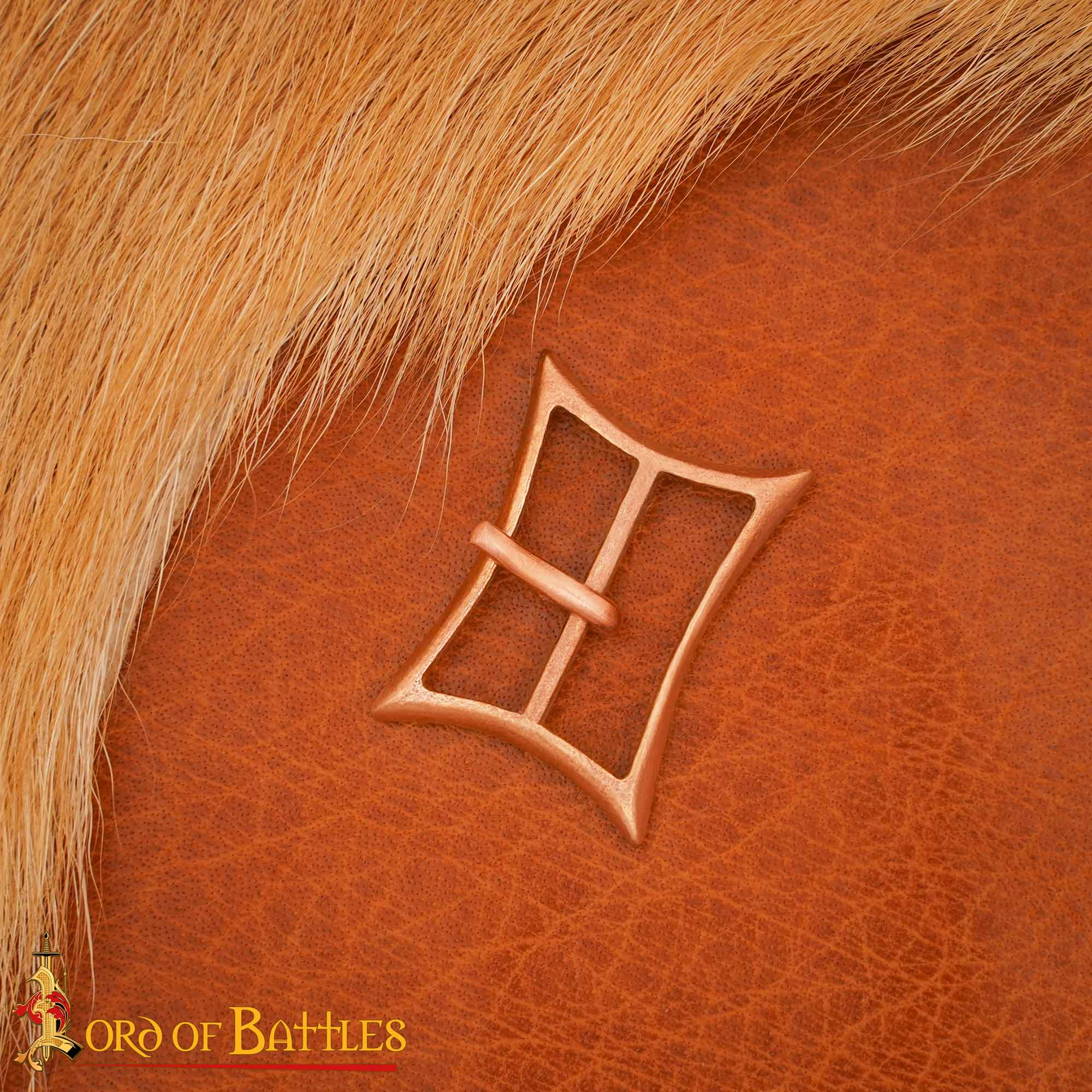 18th Century Solid Bronze Belt Buckle-26448BZ