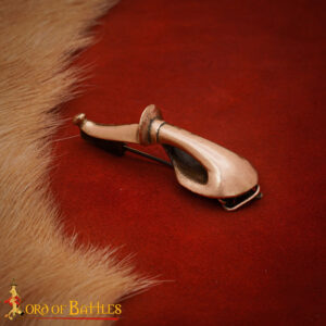 4th Century Roman Onion Knob Fibula Lost Wax Cast Solid Bronze Brooch
