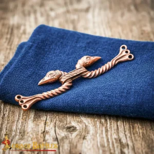 Viking Cloak Clasp Lost-Wax Bronze